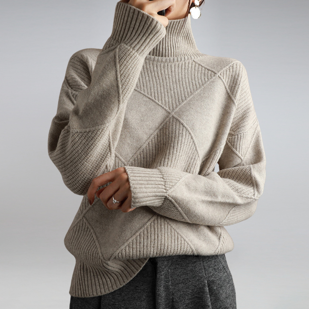 Adelle | Comodo maglione a collo alto — 3