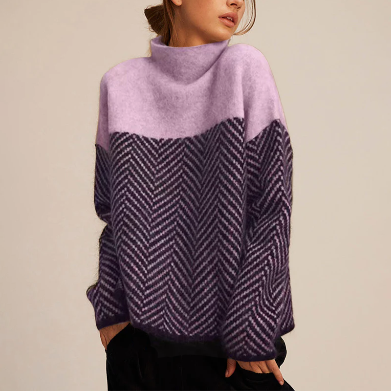 Adelie | Maglione dolcevita premium realizzato in maglia fine — 4