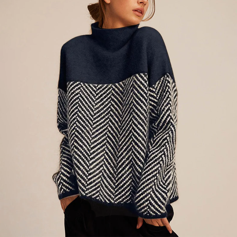 Adelie | Maglione dolcevita premium realizzato in maglia fine — 5