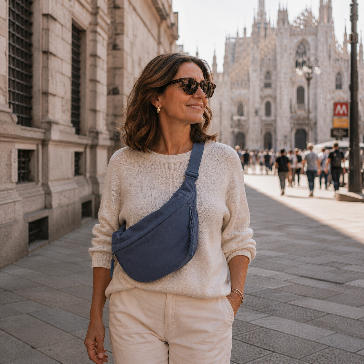 Mara | Borsa a Spalla Blu — immagine 3