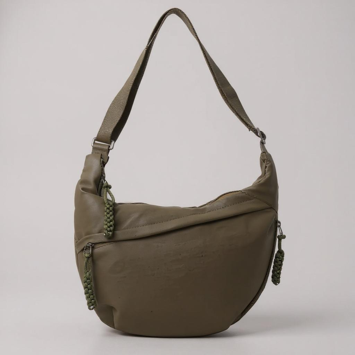 Viola | Borsa a Spalla Verde Oliva — immagine 1