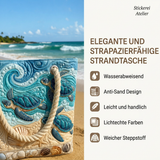 Handgemachte Strandtasche | Schildkrötenruhe